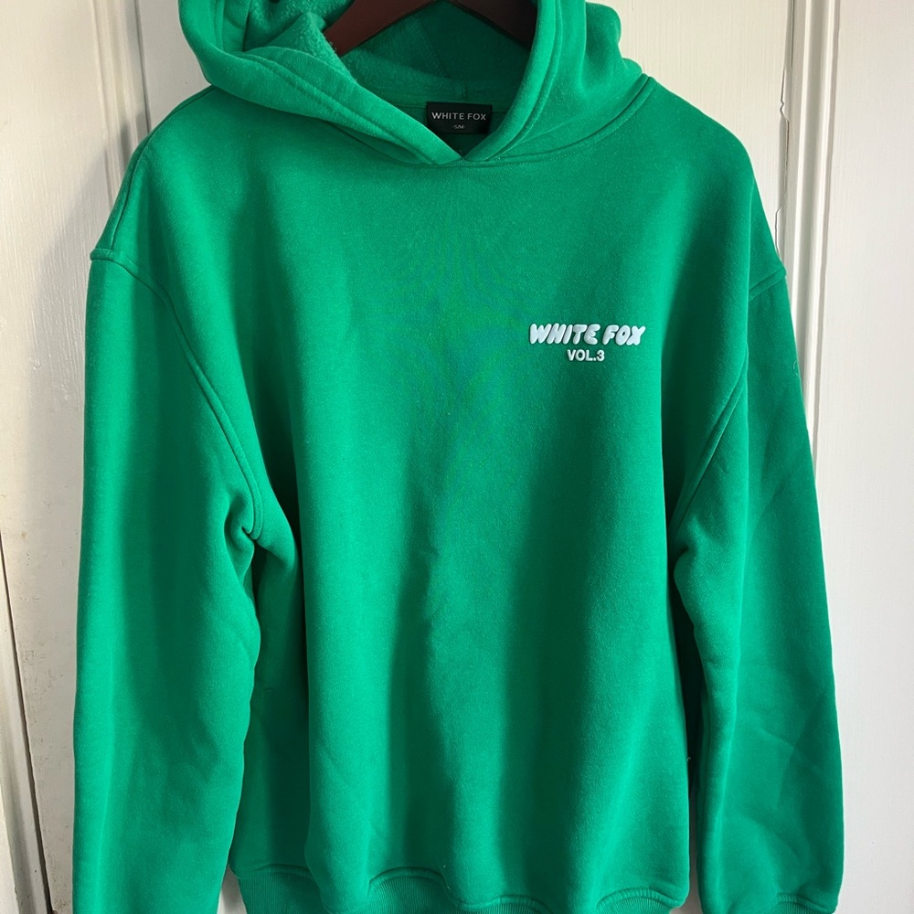 White Fox Boutique Green Hoodie